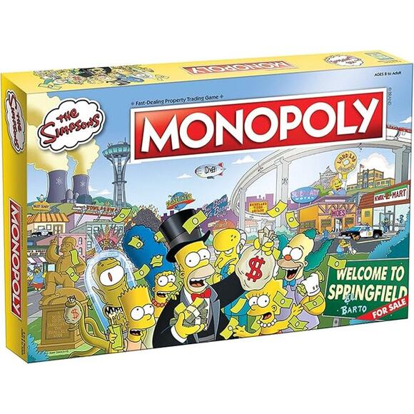 NWT USAopoly Monopoly The Simpsons Board Game |Classic Themed Edition - Picture 1 of 7